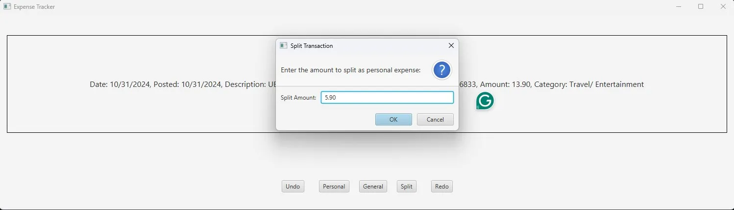 Expense Tracker slide 3